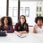 Women Listening During Discussion and looking confused